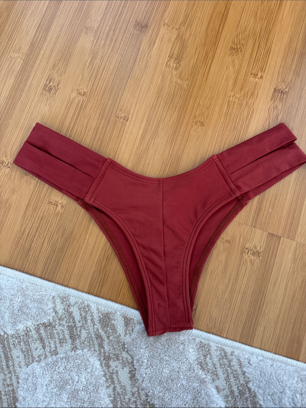Montce Red Double-Strap Bikini Bottoms